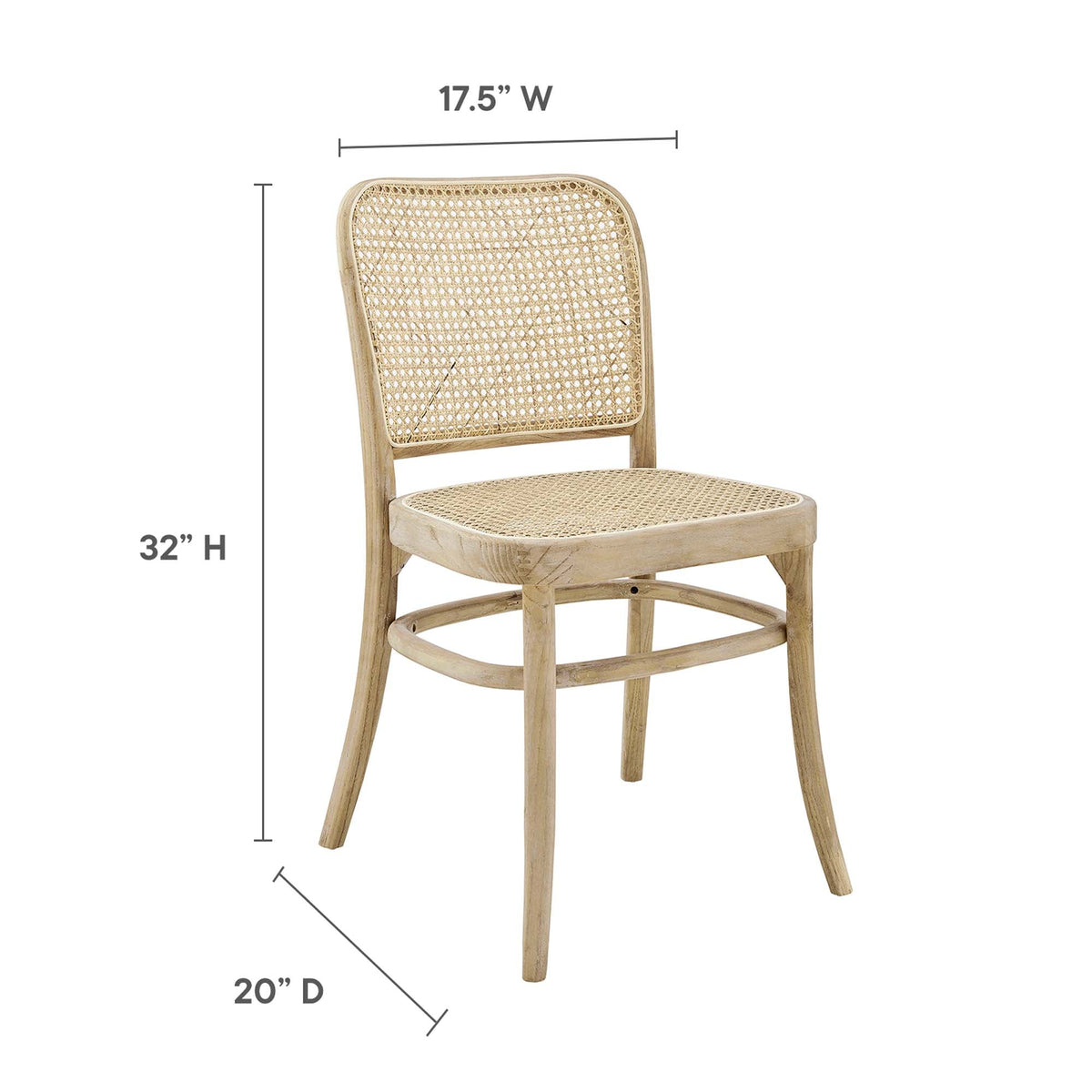 Winona Wood Dining Side Chair Set of 2 - view 16