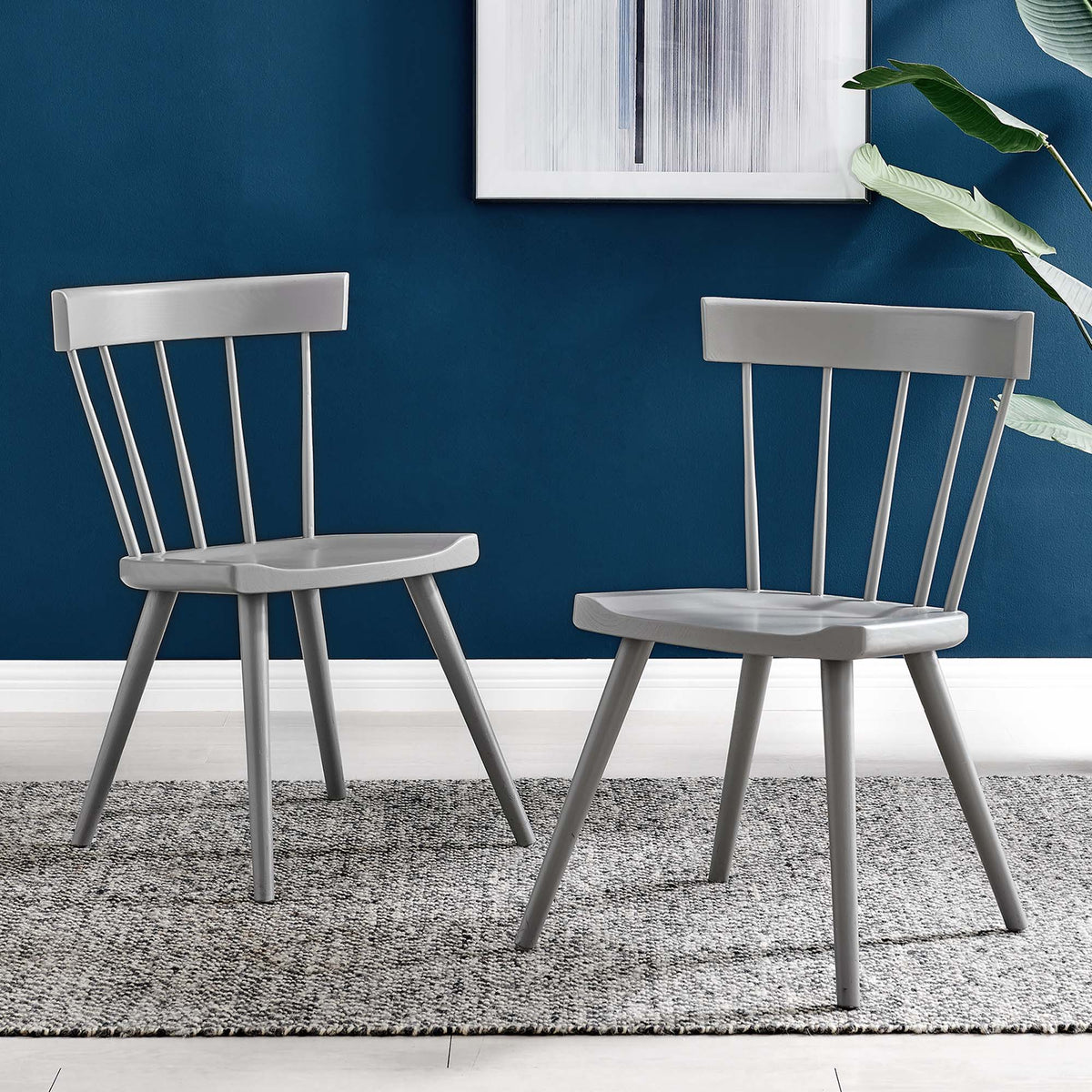 Sutter Wood Dining Side Chair Set of 2