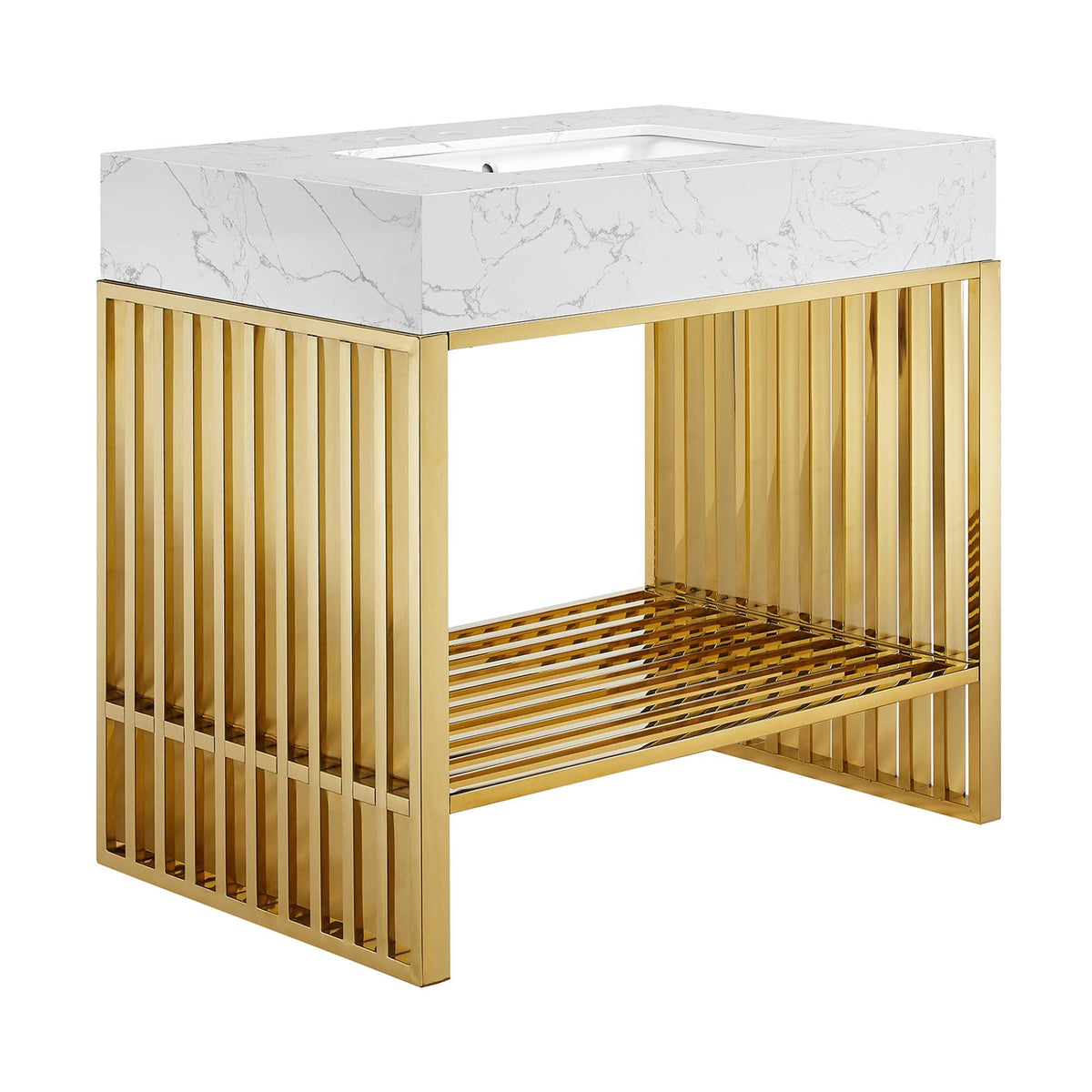 Gridiron Bathroom Vanity Basin Included