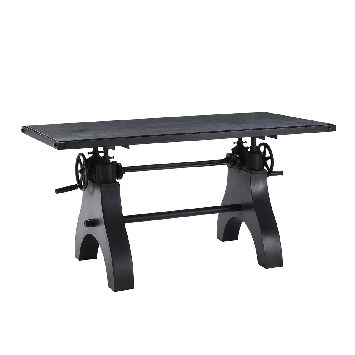 Genuine 60" Crank Adjustable Height Dining Table and Computer Desk - view 1