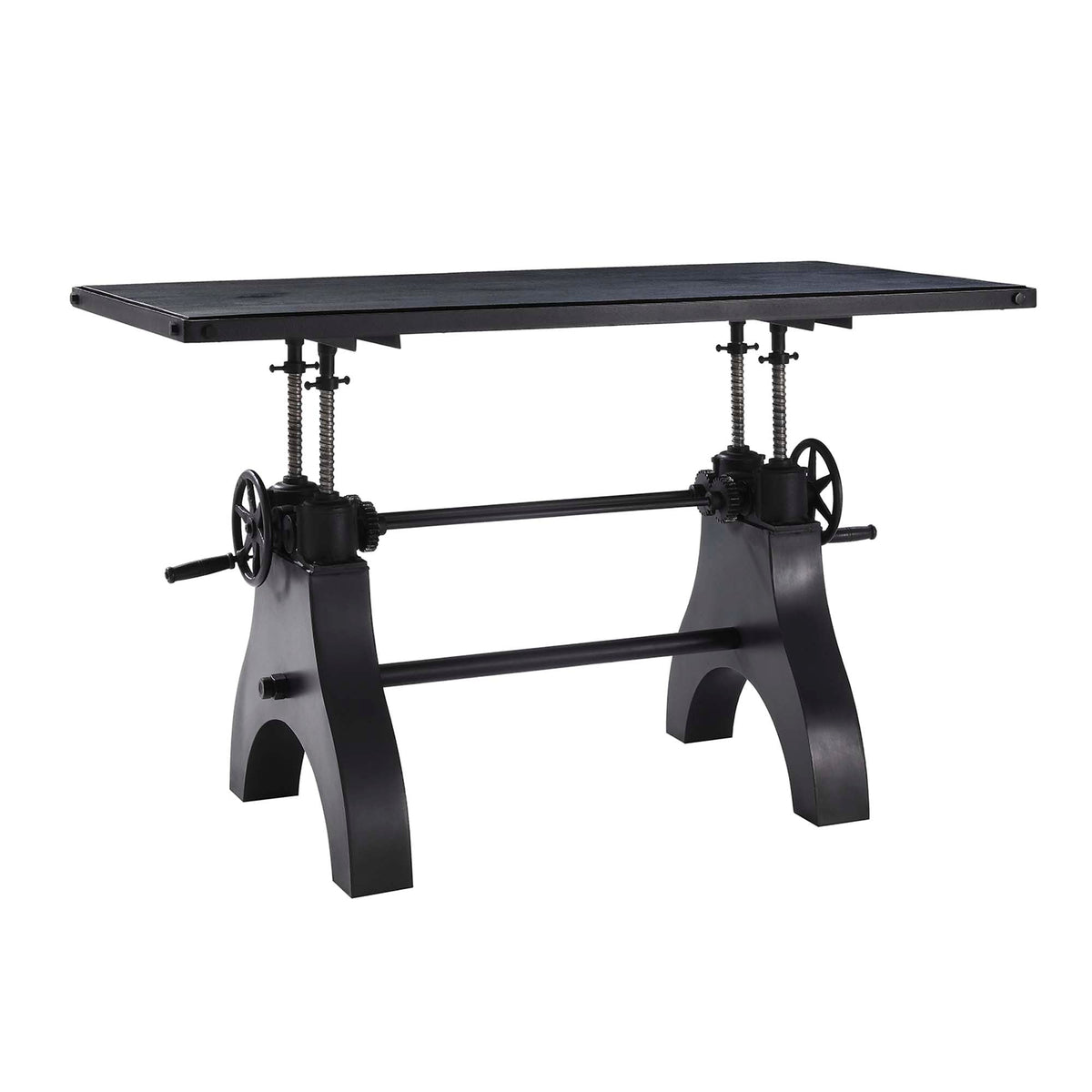 Genuine 60" Crank Adjustable Height Dining Table and Computer Desk - view 2