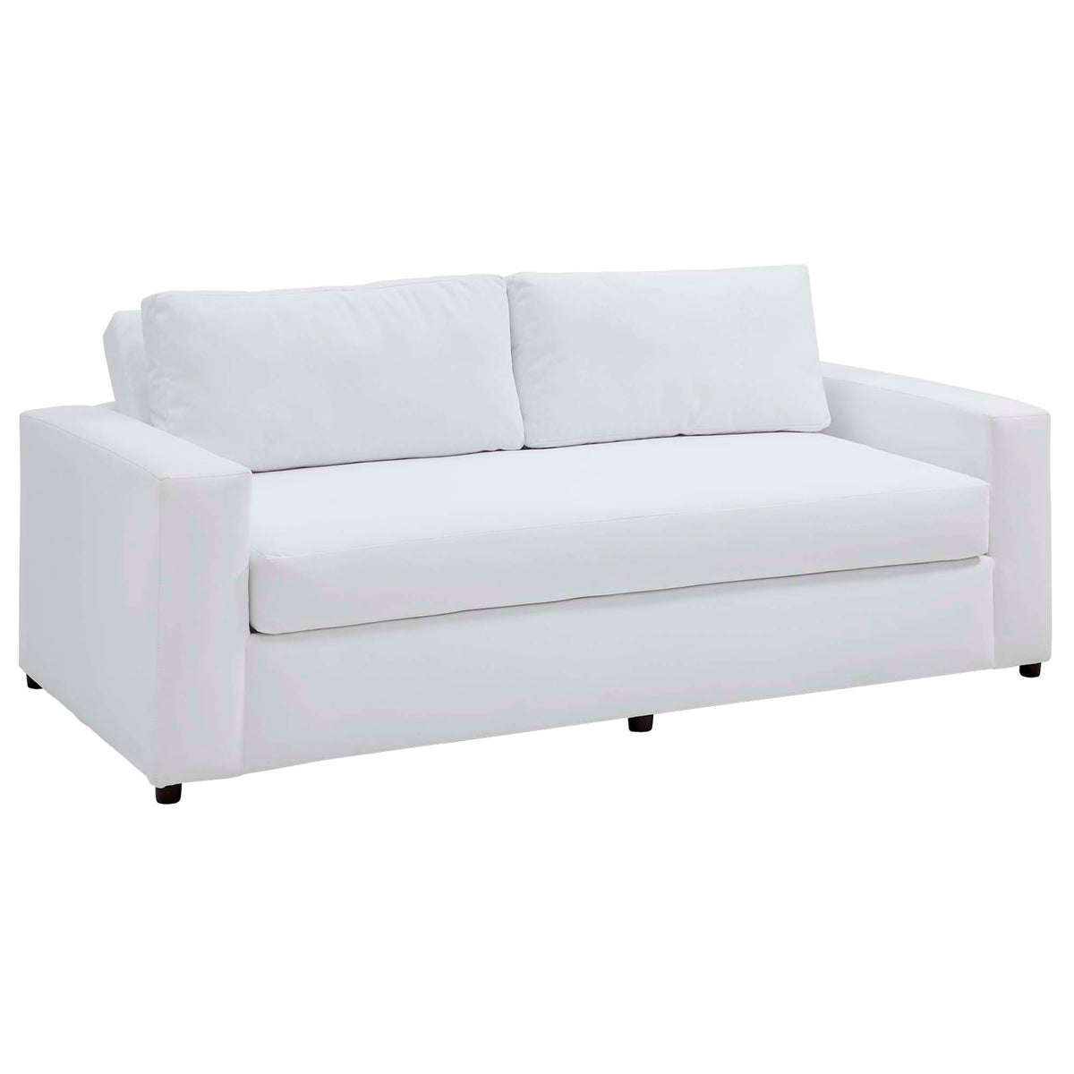Avendale Velvet Sofa – Made in the USA With Bench Seat Cushion