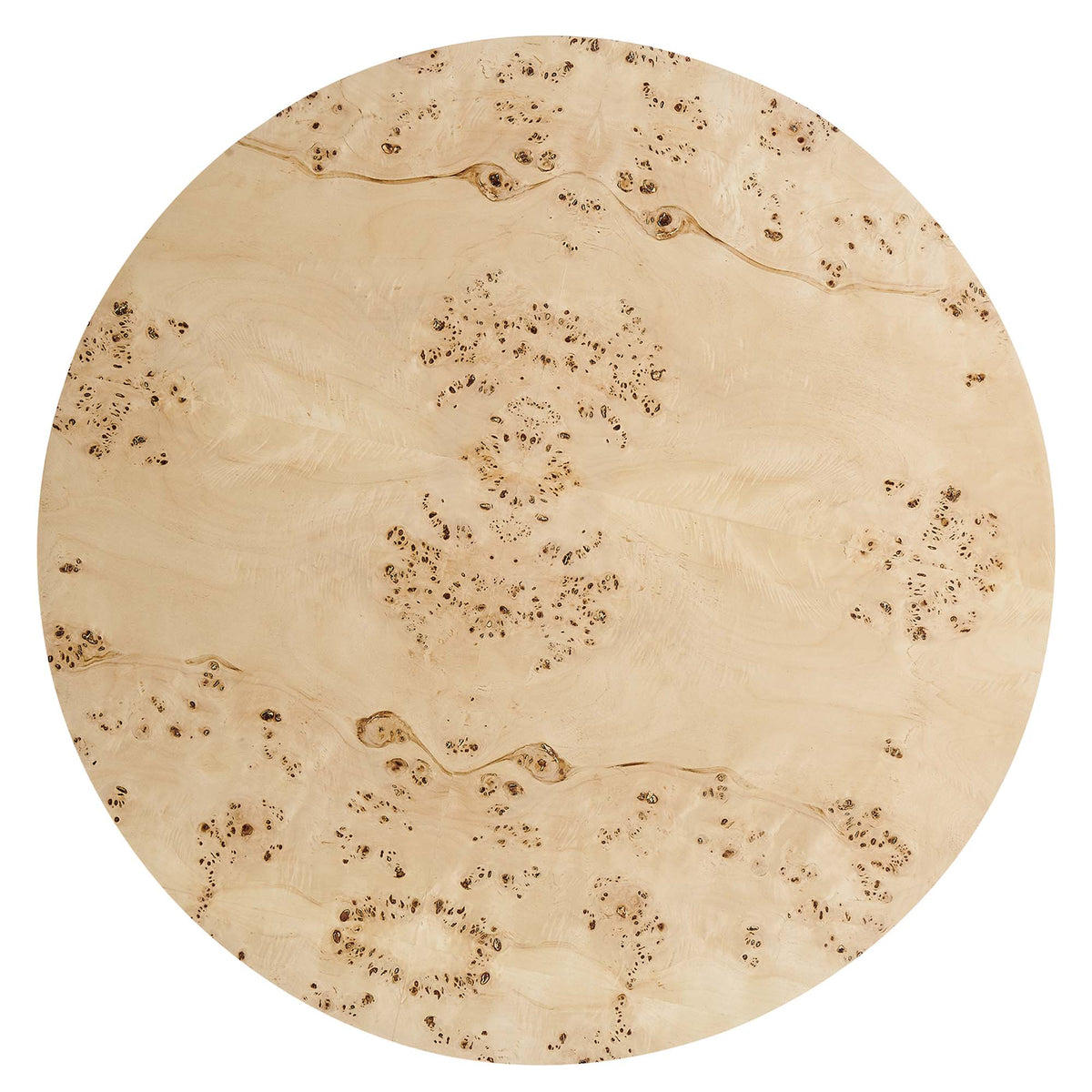 Cosmos 35" Round Burl Wood Coffee Table - view 6