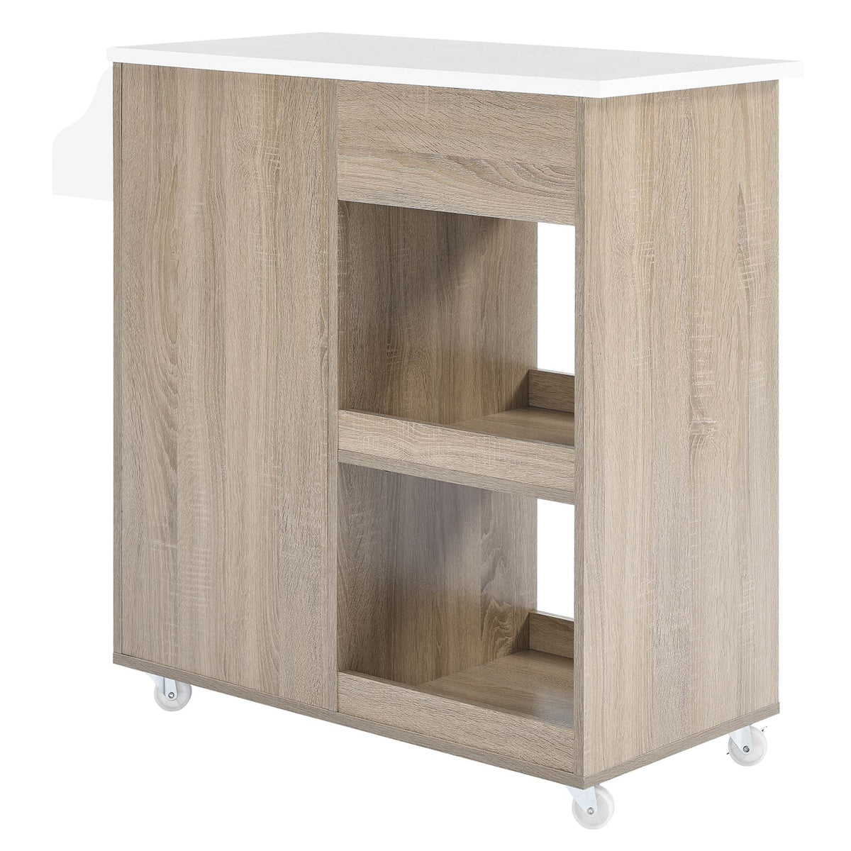 Culinary Kitchen Cart With Spice Rack - view 12