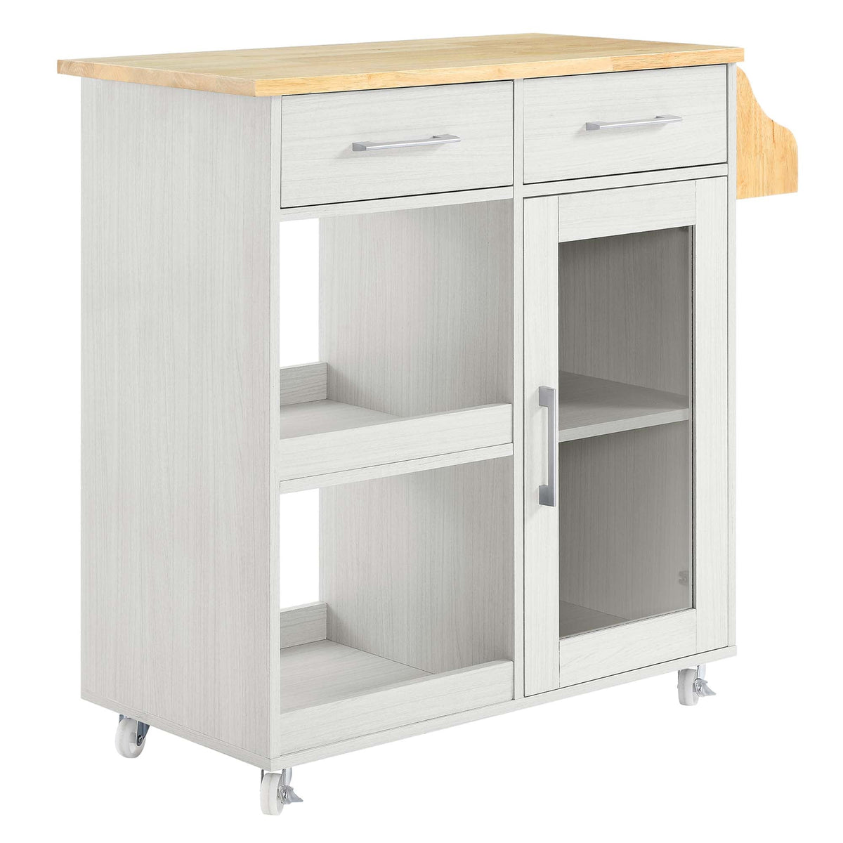 Culinary Kitchen Cart With Spice Rack - view 2