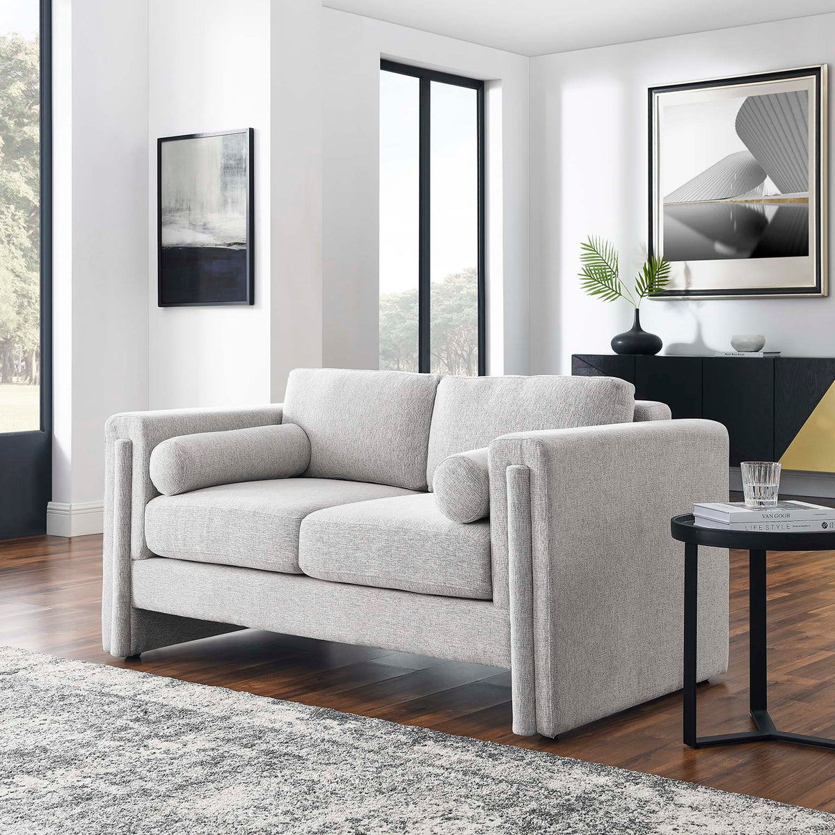 Visible Fabric Loveseat - view 18