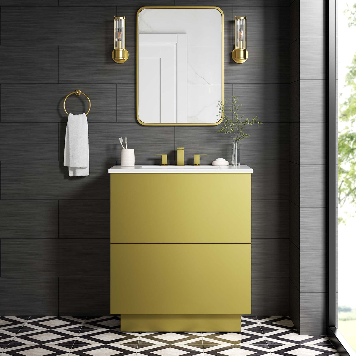 Quantum Bathroom Vanity Basin Included
