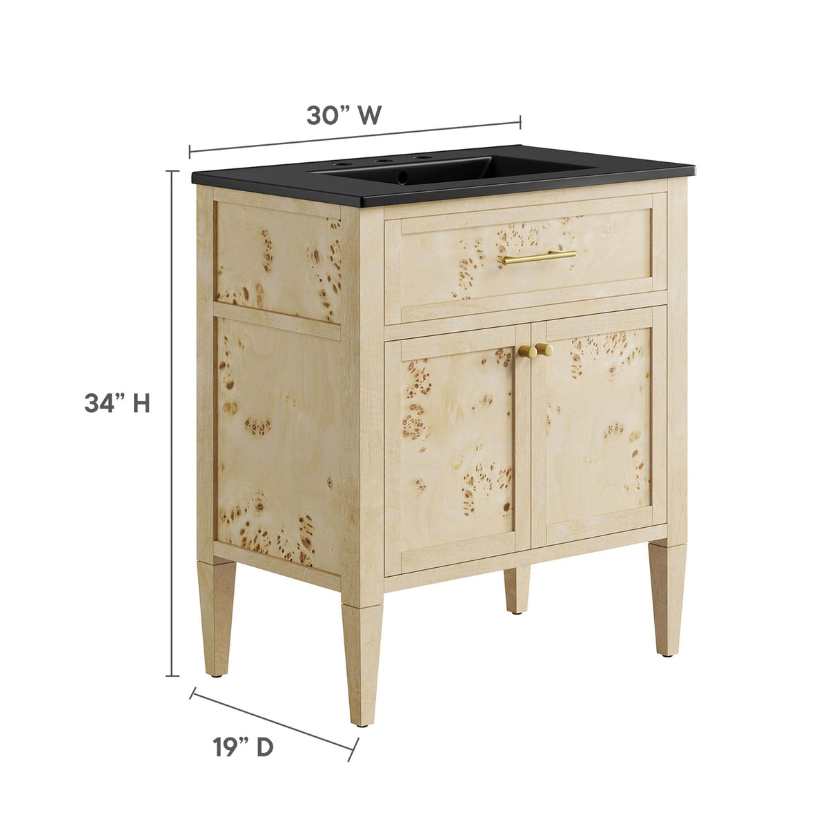 Elysian Bathroom Vanity Basin Included