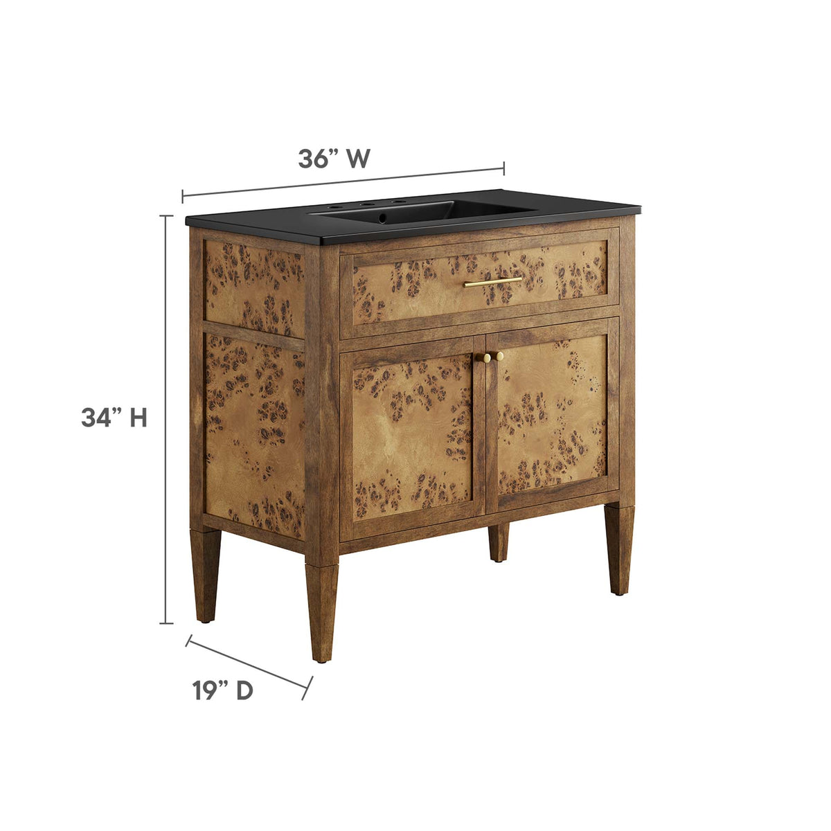 Elysian Bathroom Vanity Basin Included