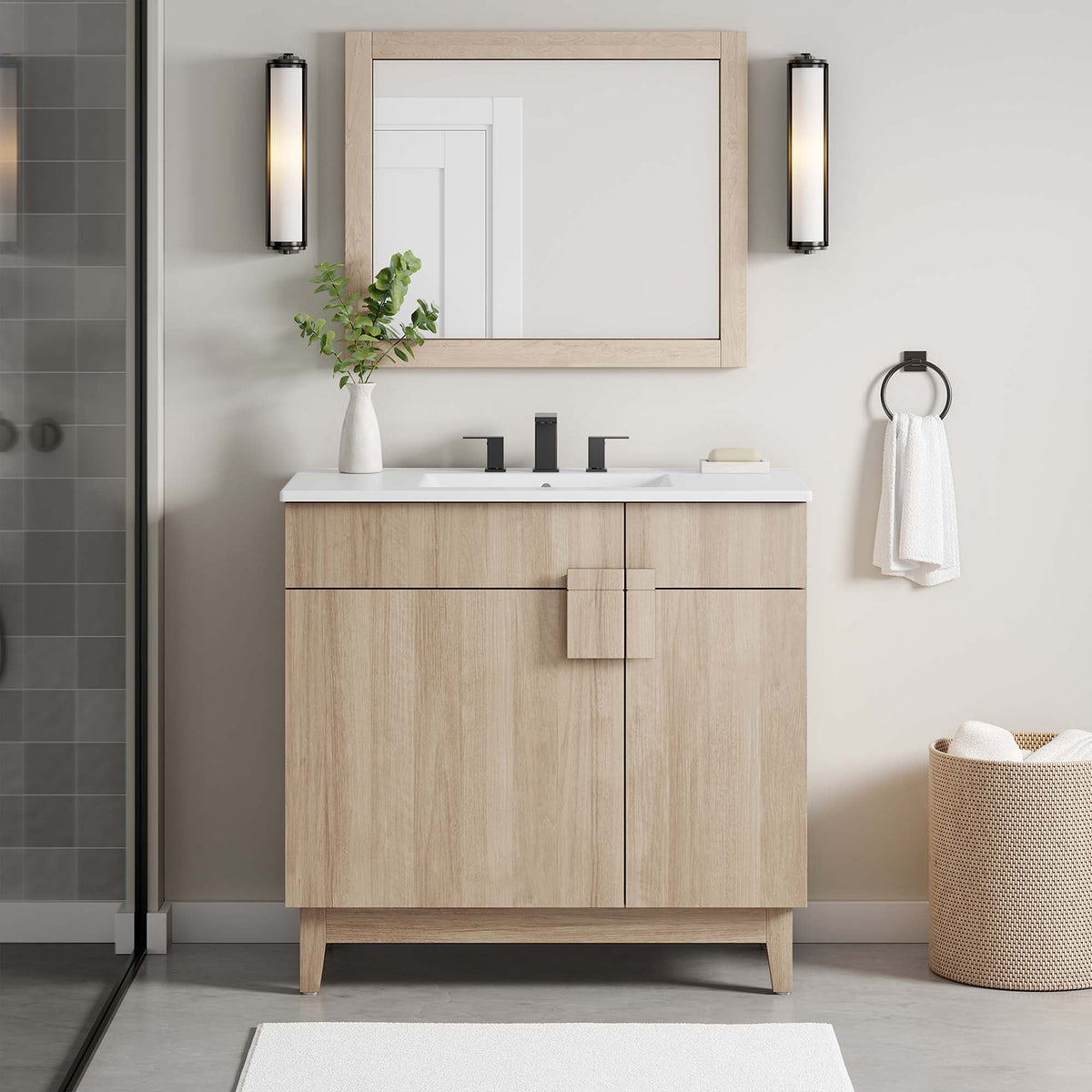 Miles Bathroom Vanity Basin Included