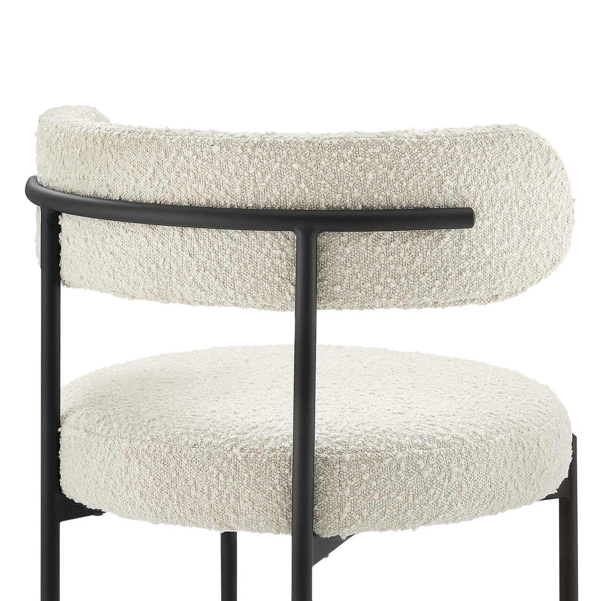 Albie Boucle Fabric Dining Chairs - Set of 2 - view 6