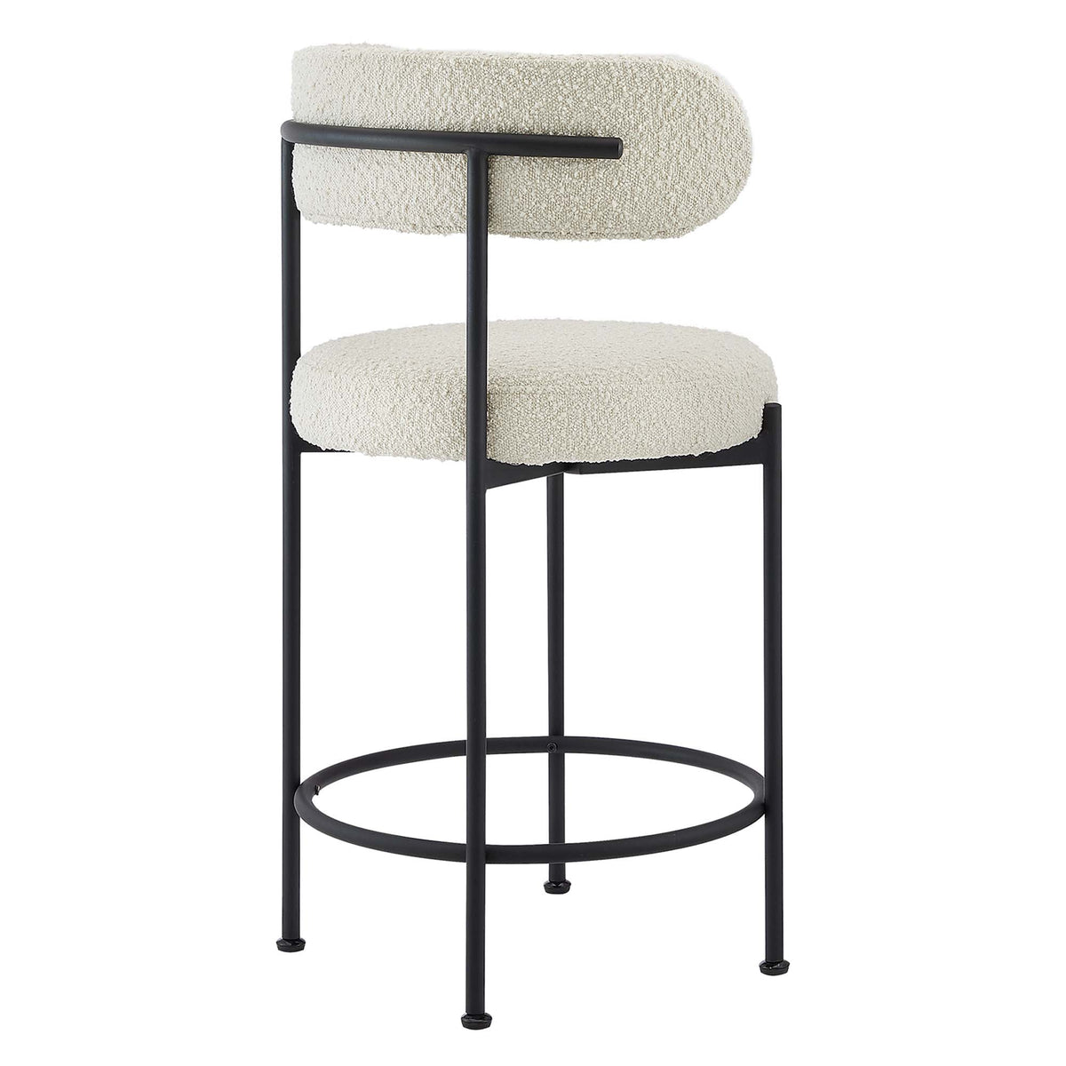 Albie Boucle Fabric Counter Stools - Set of 2 - view 8