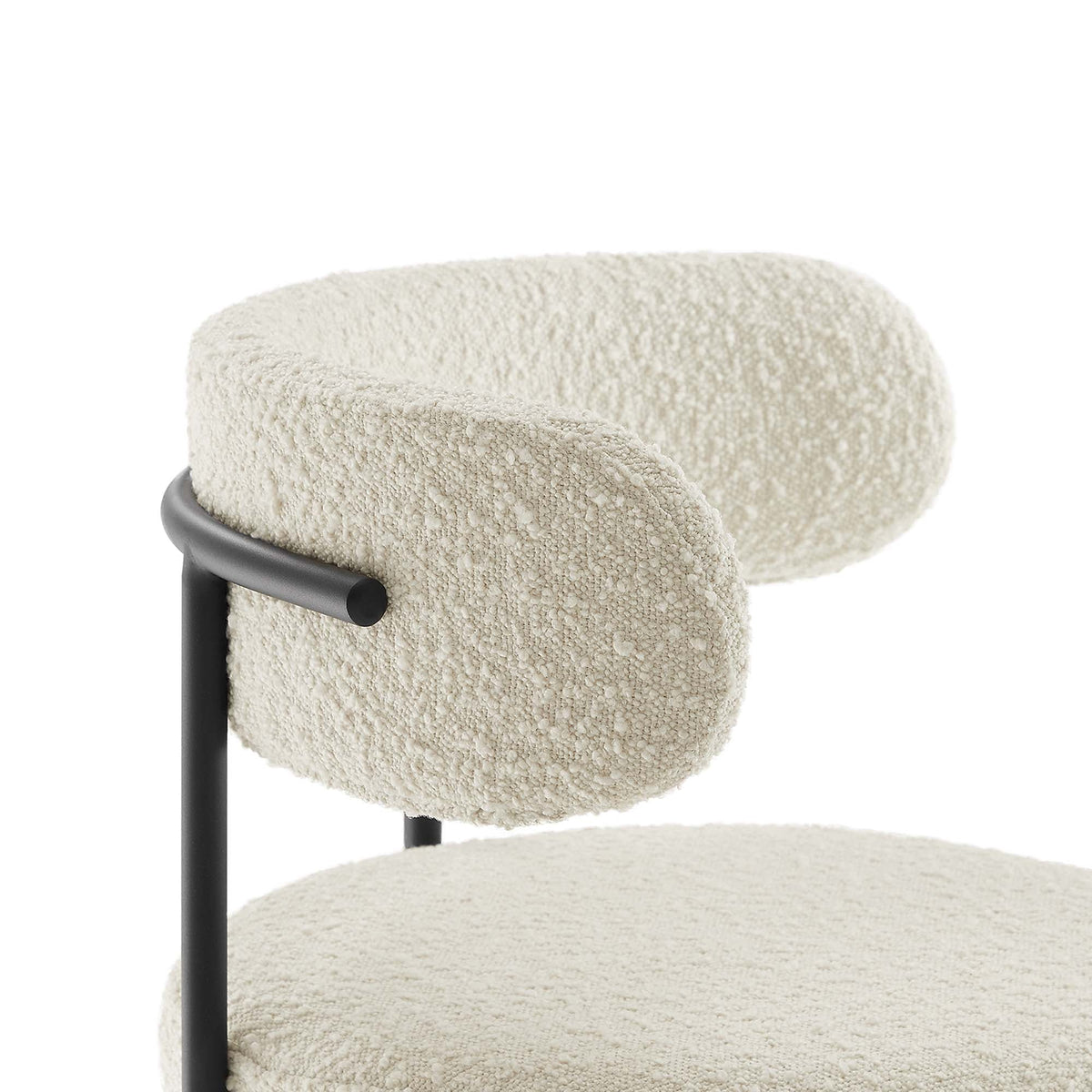 Albie Boucle Fabric Counter Stools - Set of 2 - view 12