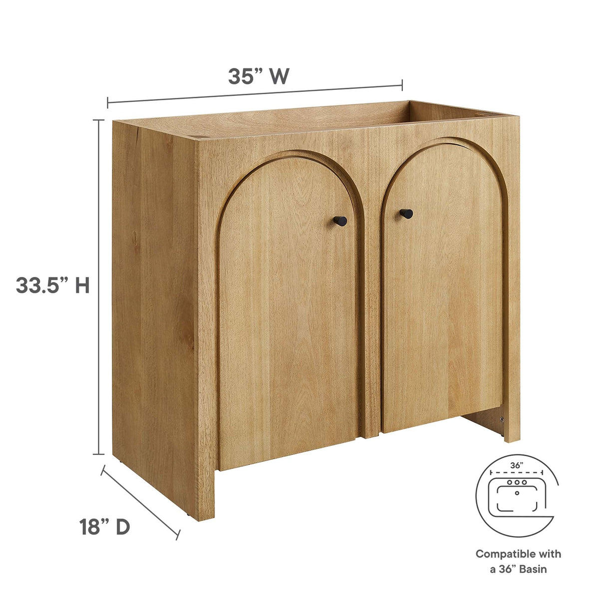 Appia Bathroom Cabinet Basin Not Included