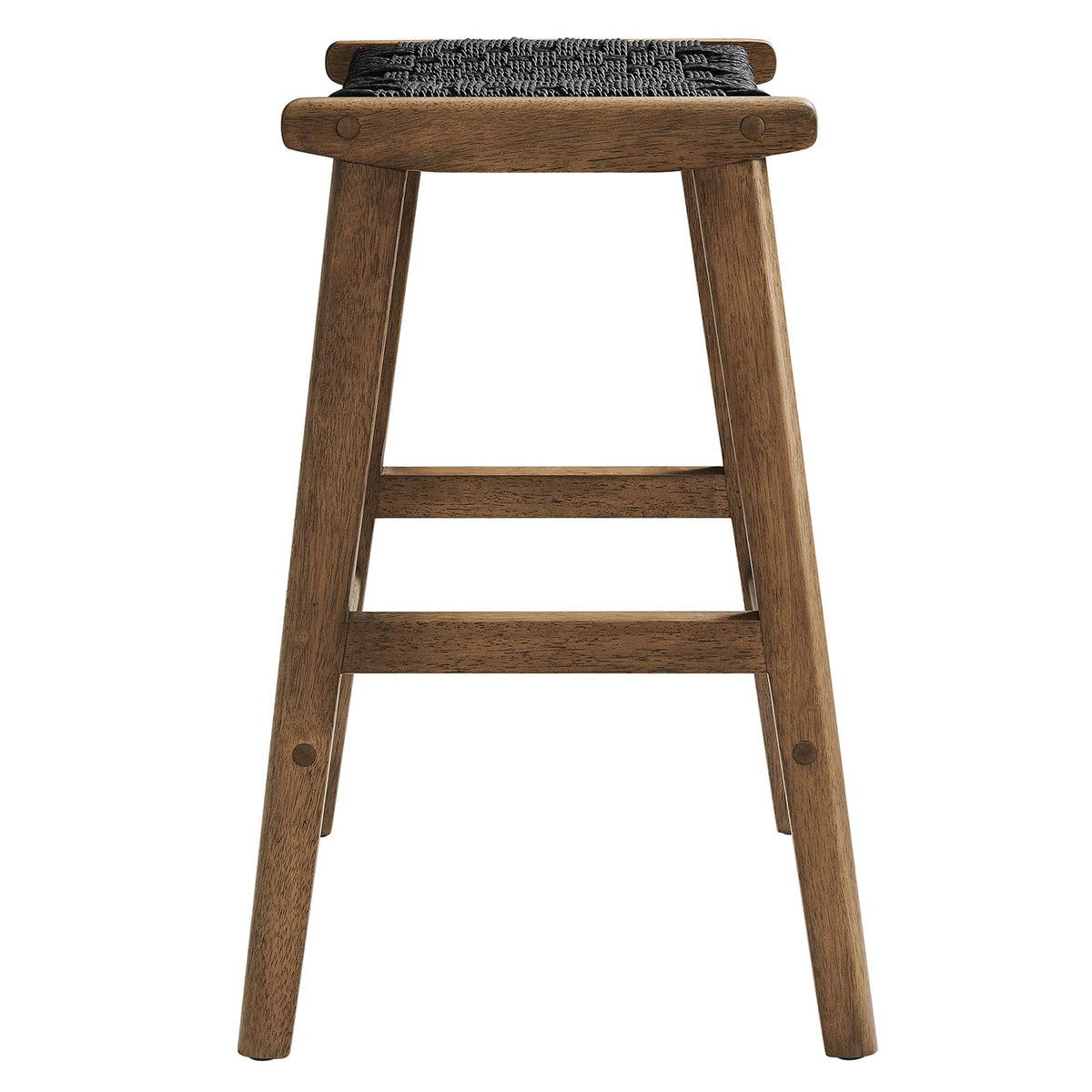 Saoirse Woven Rope Wood Counter Stool - Set of 2 - view 8