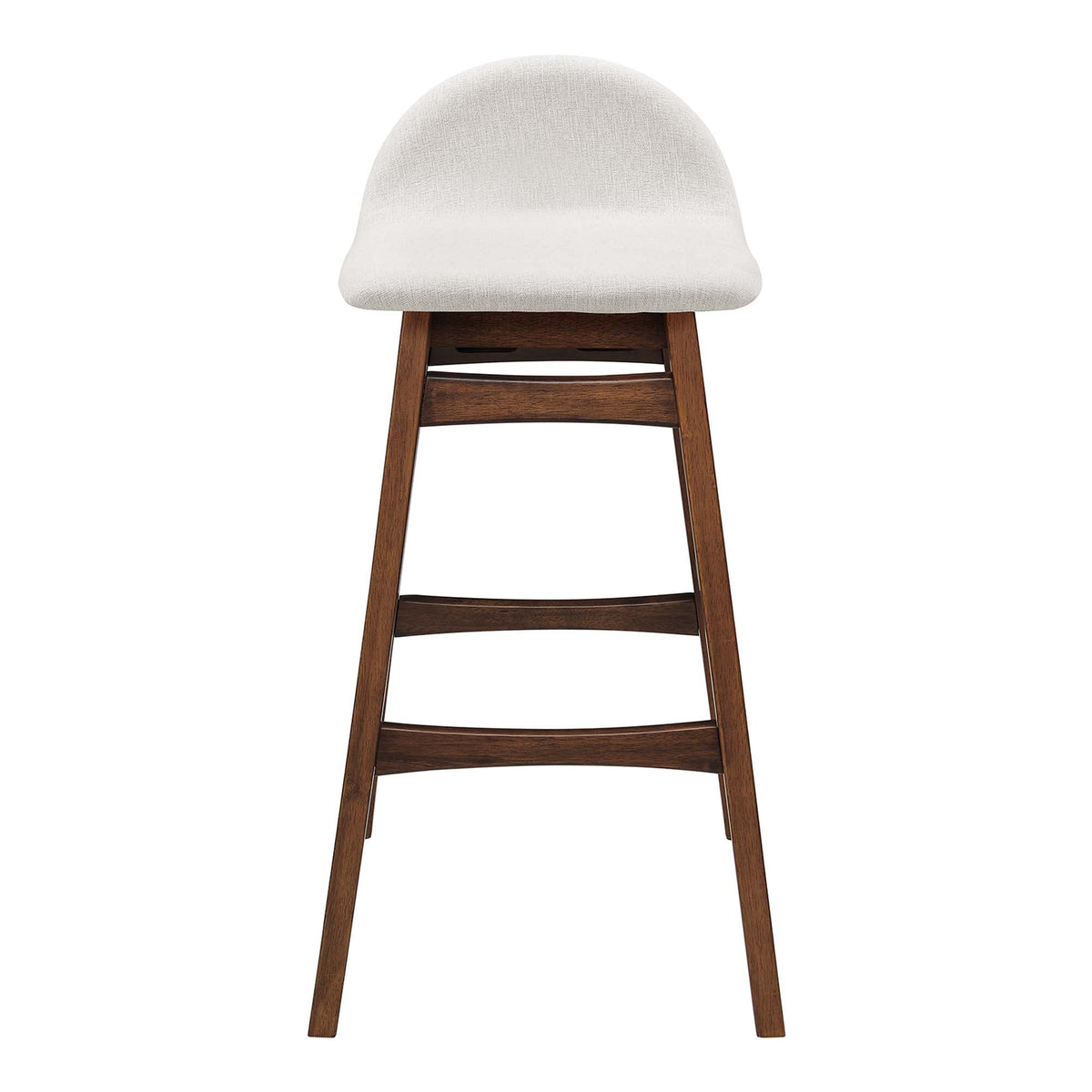 Juno Heathered Fabric Wood Bar Stool - Set of 2 - view 8