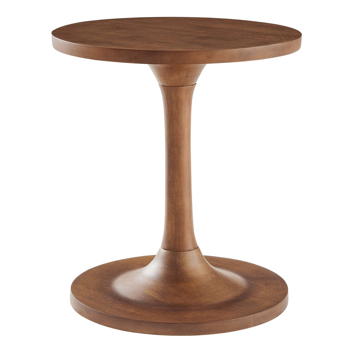 Lina Round Wood Side Table - view 1