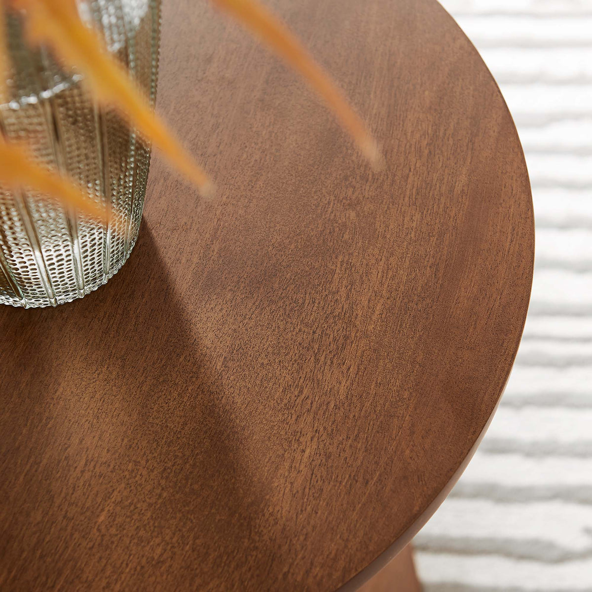 Lina Round Wood Side Table - view 8