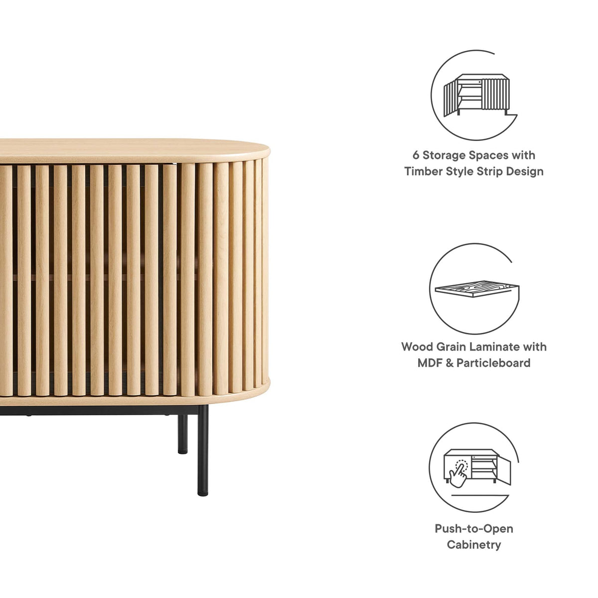 Fortitude 59” Oval Sideboard - view 13