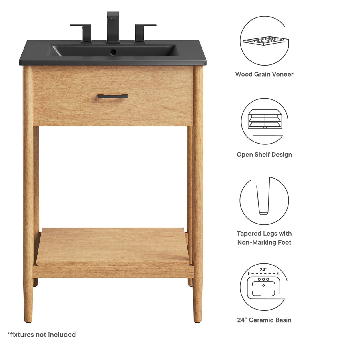 Zaire Bathroom Vanity Basin Included