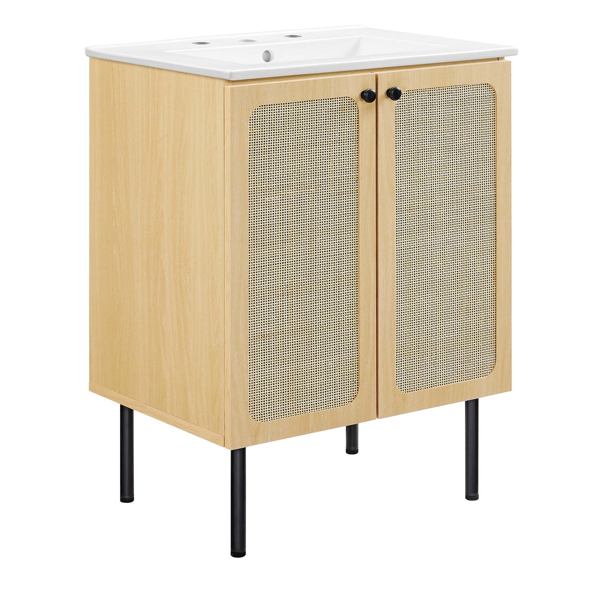 Chaucer Bathroom Vanity with White Basin Included
