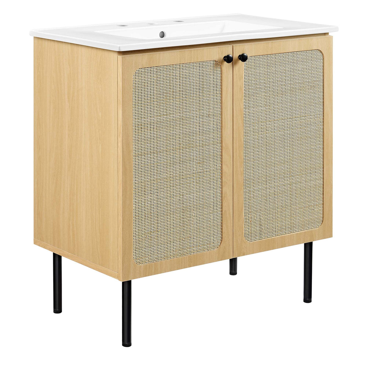 Chaucer Bathroom Vanity with White Basin Included