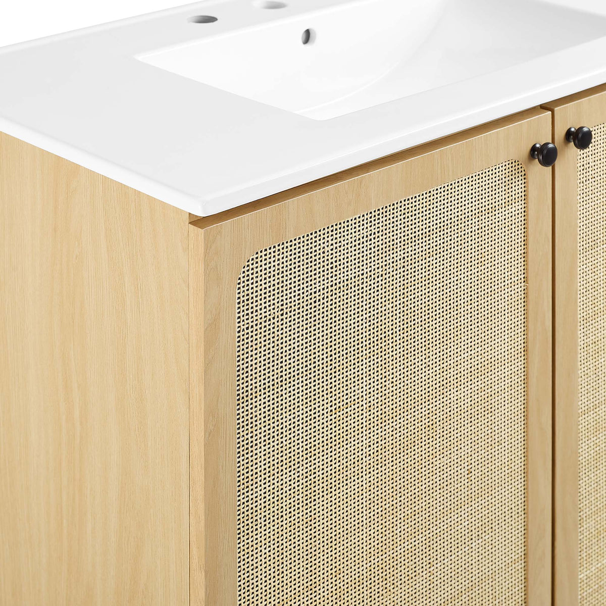 Chaucer Bathroom Vanity with White Basin Included