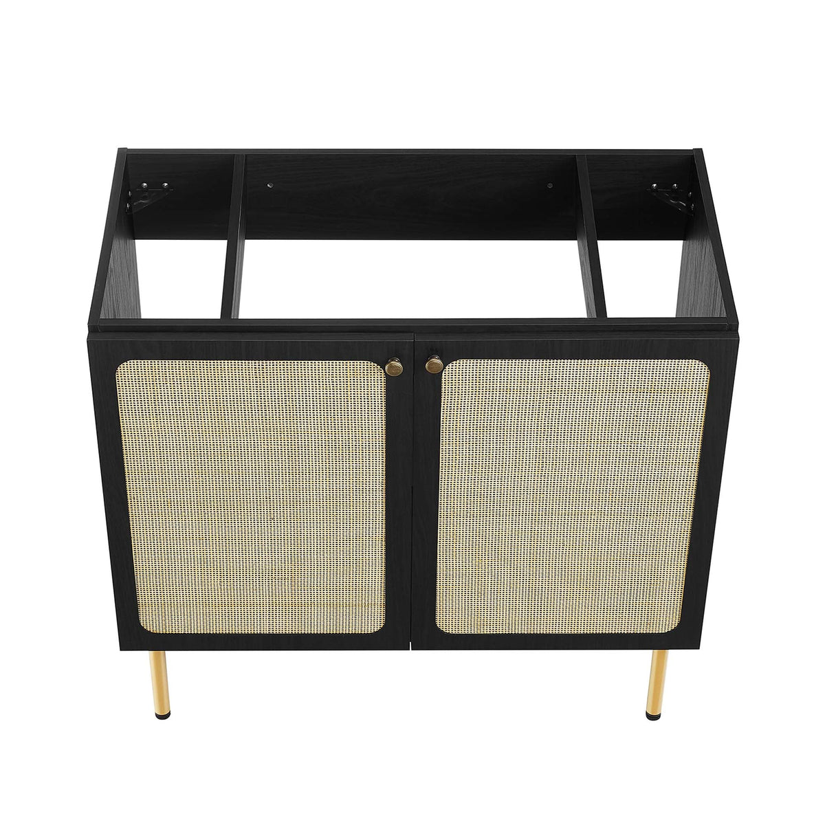 Chaucer Bathroom Vanity with Black Basin Included