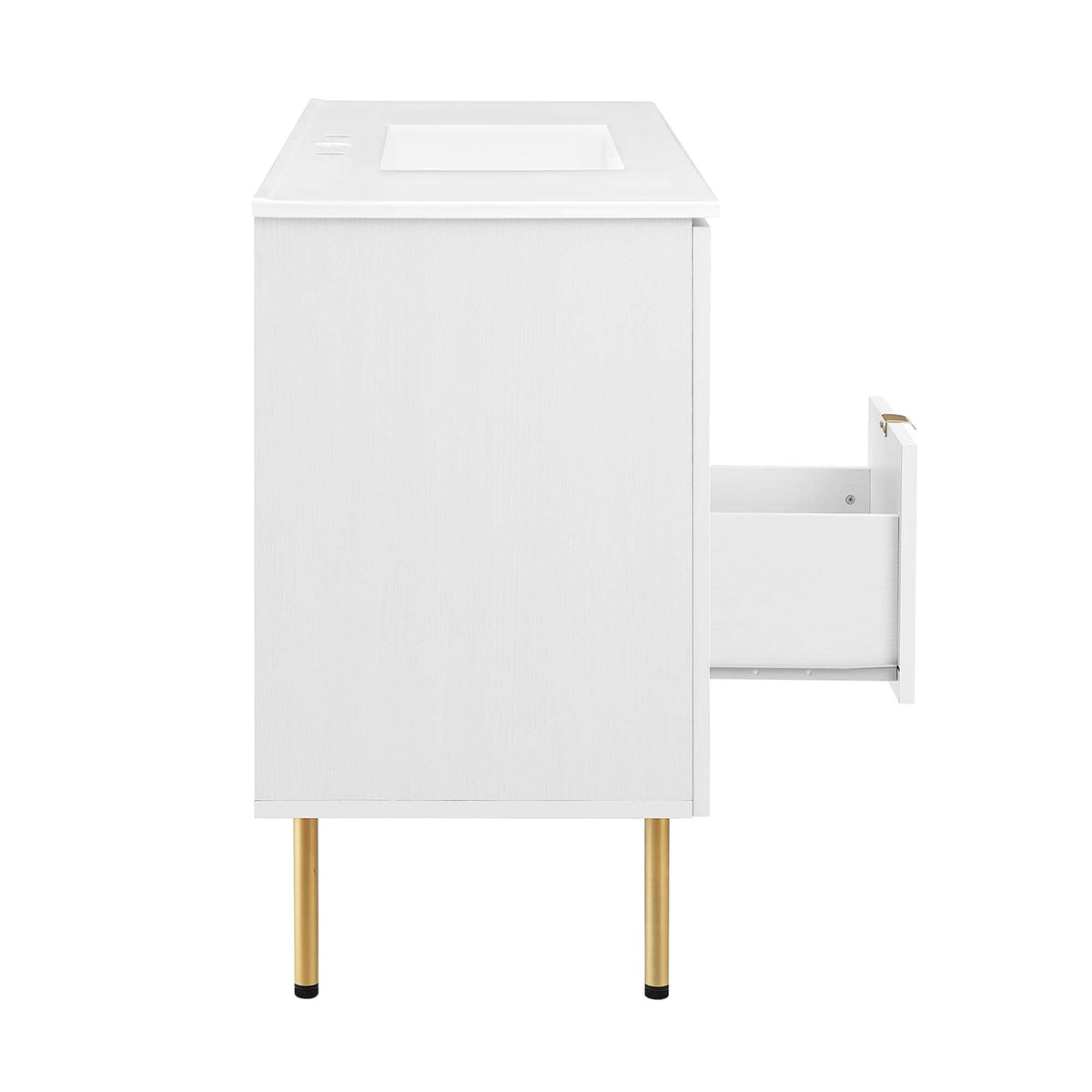 Chaucer 48" Bathroom Vanity with White Basin Included