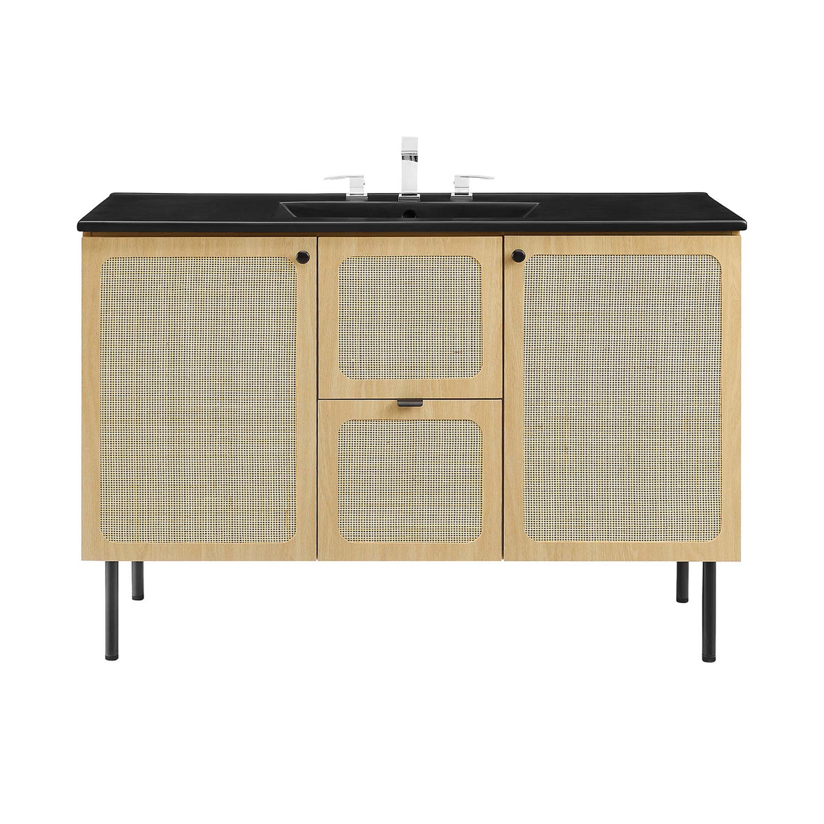 Chaucer Bathroom Vanity with Black Basin Included