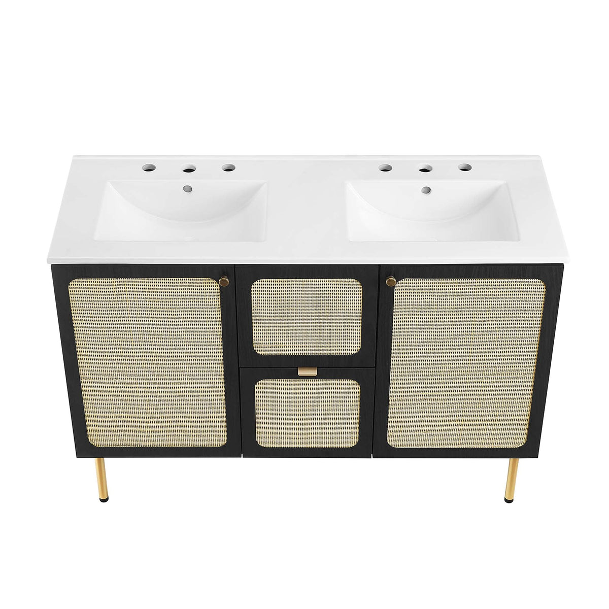 Chaucer 48" Bathroom Vanity with White Basin Included