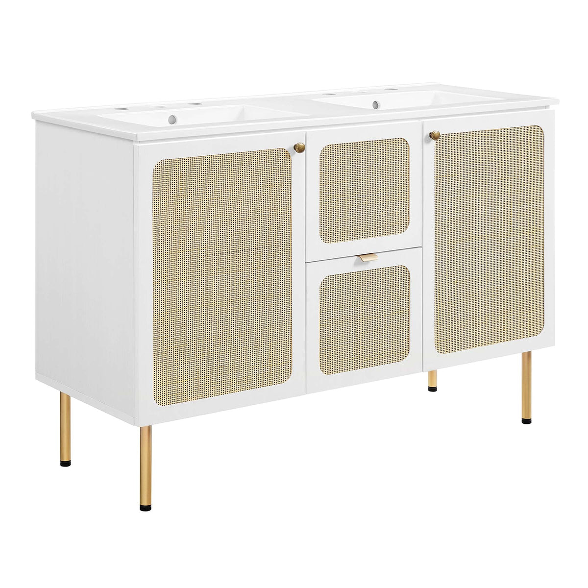 Chaucer 48" Bathroom Vanity with White Basin Included
