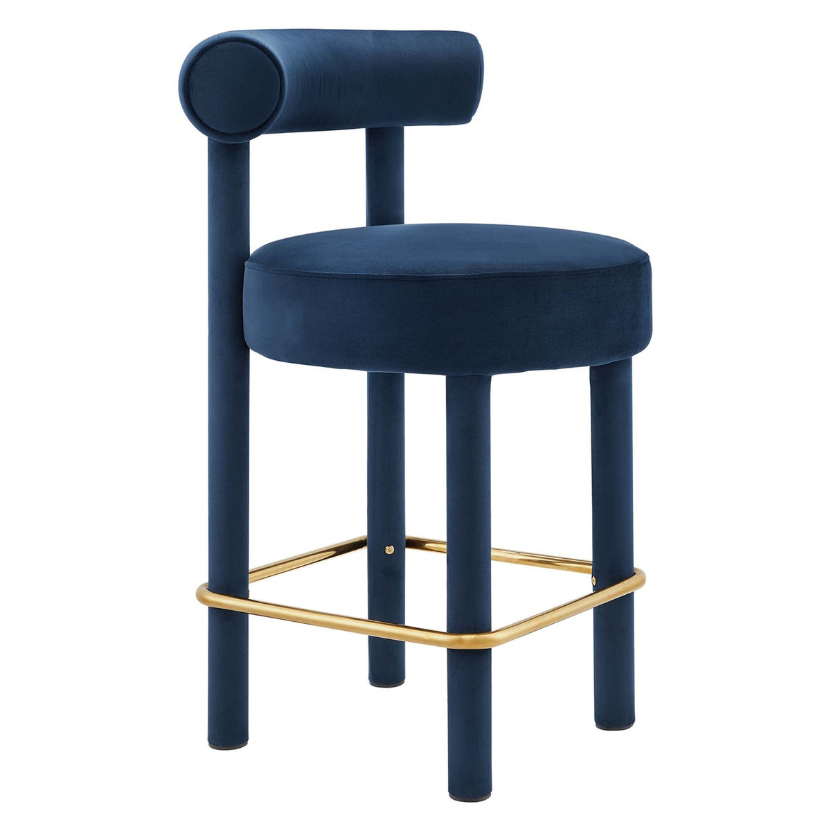 Toulouse Performance Velvet Counter Stool Set of 2 - view 2