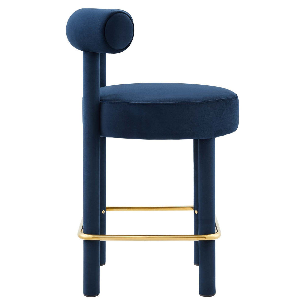 Toulouse Performance Velvet Counter Stool Set of 2 - view 3