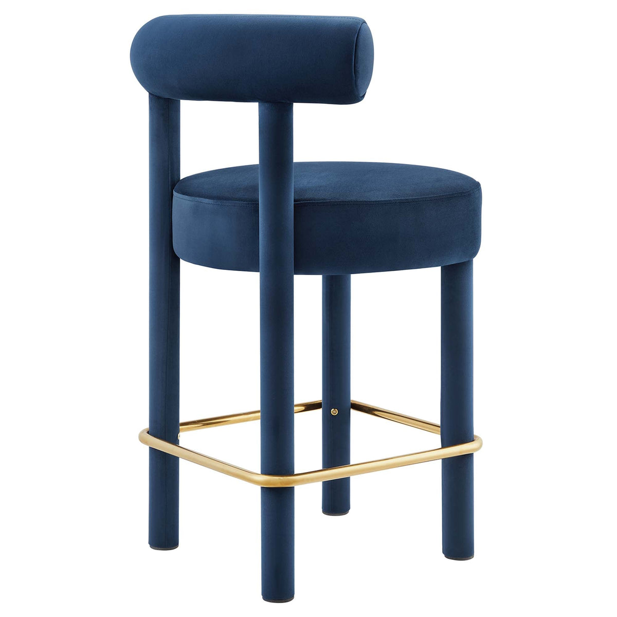 Toulouse Performance Velvet Counter Stool Set of 2 - view 4