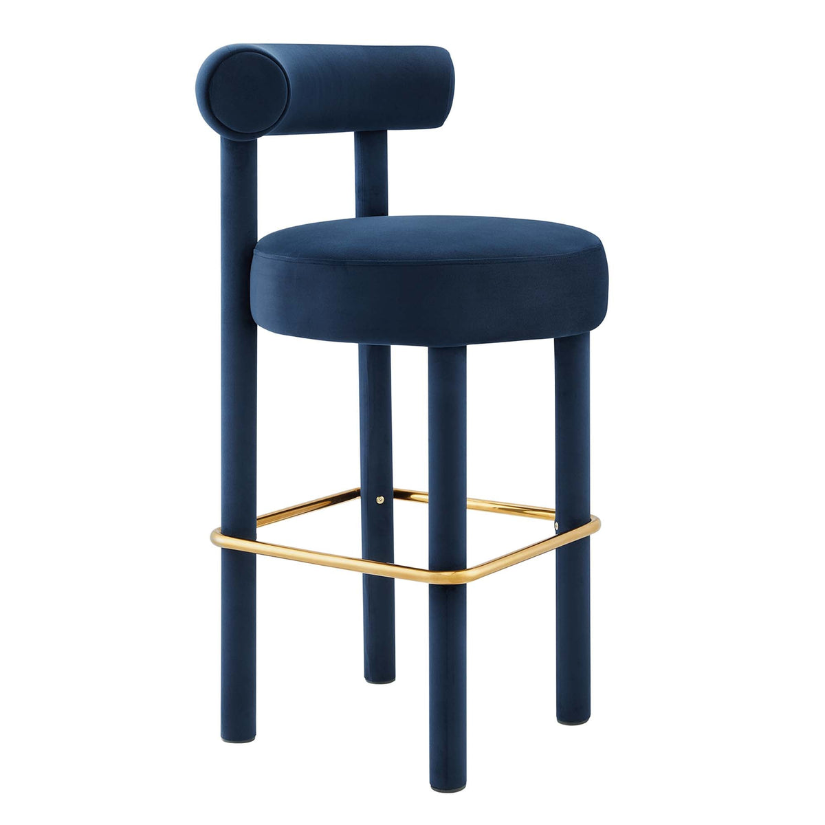 Toulouse Performance Velvet Bar Stool Set of 2 - view 2