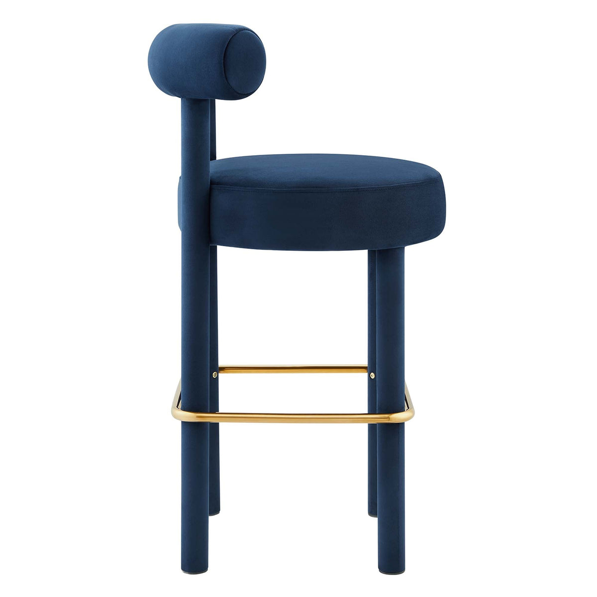 Toulouse Performance Velvet Bar Stool Set of 2 - view 3