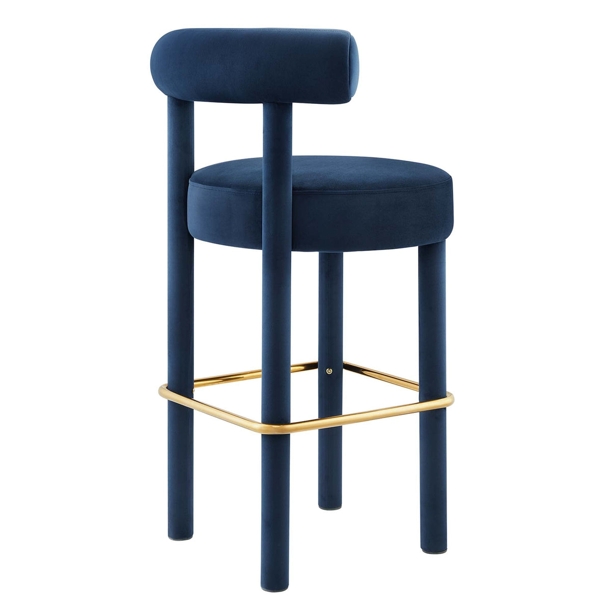 Toulouse Performance Velvet Bar Stool Set of 2 - view 4