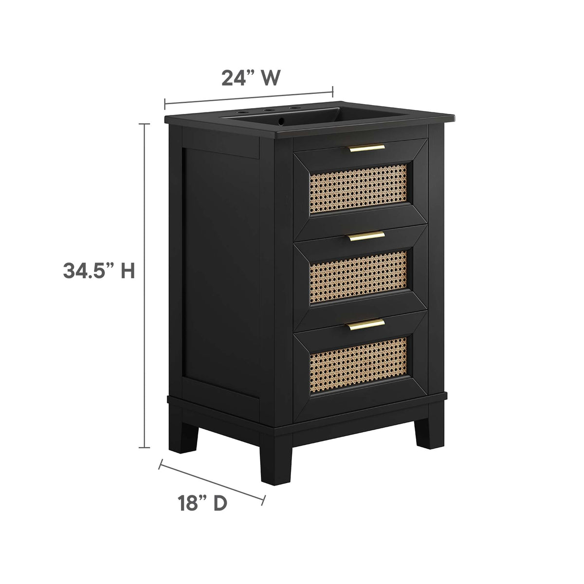 Dixie Bathroom Vanity Basin Included