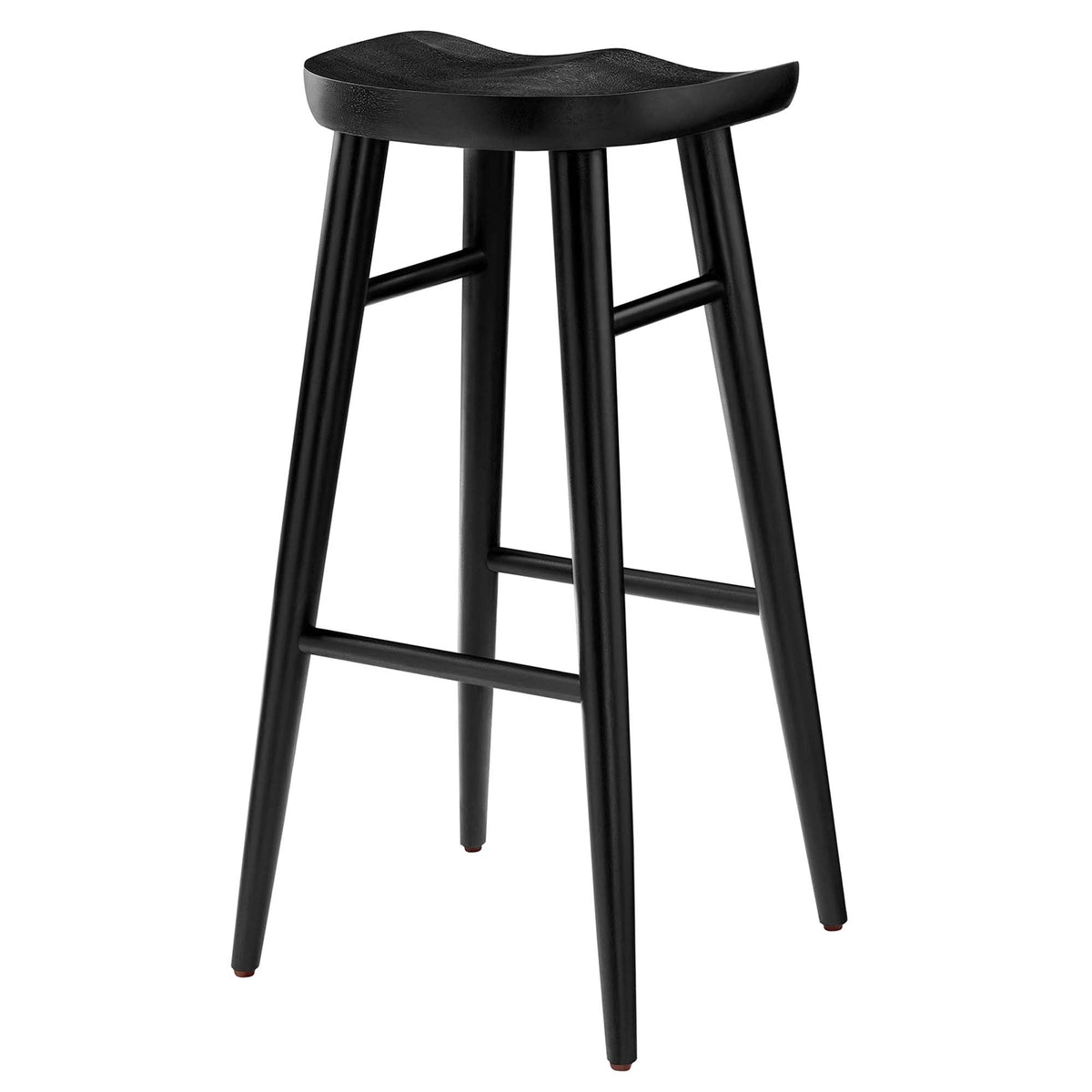 Saville Backless Wood Bar Stools - Set of 2 - view 11