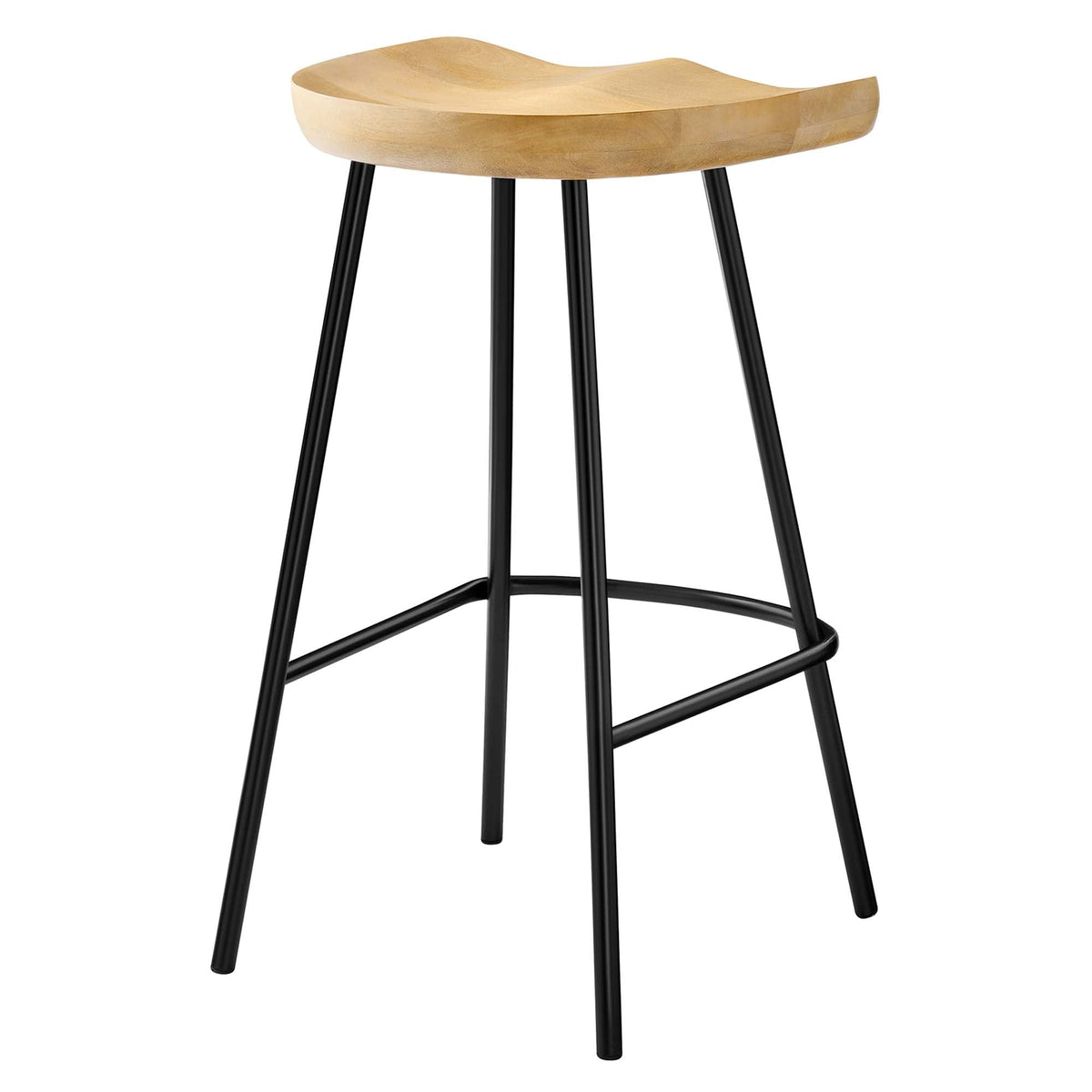 Concord Backless Wood Counter Stools - Set of 2 - view 10