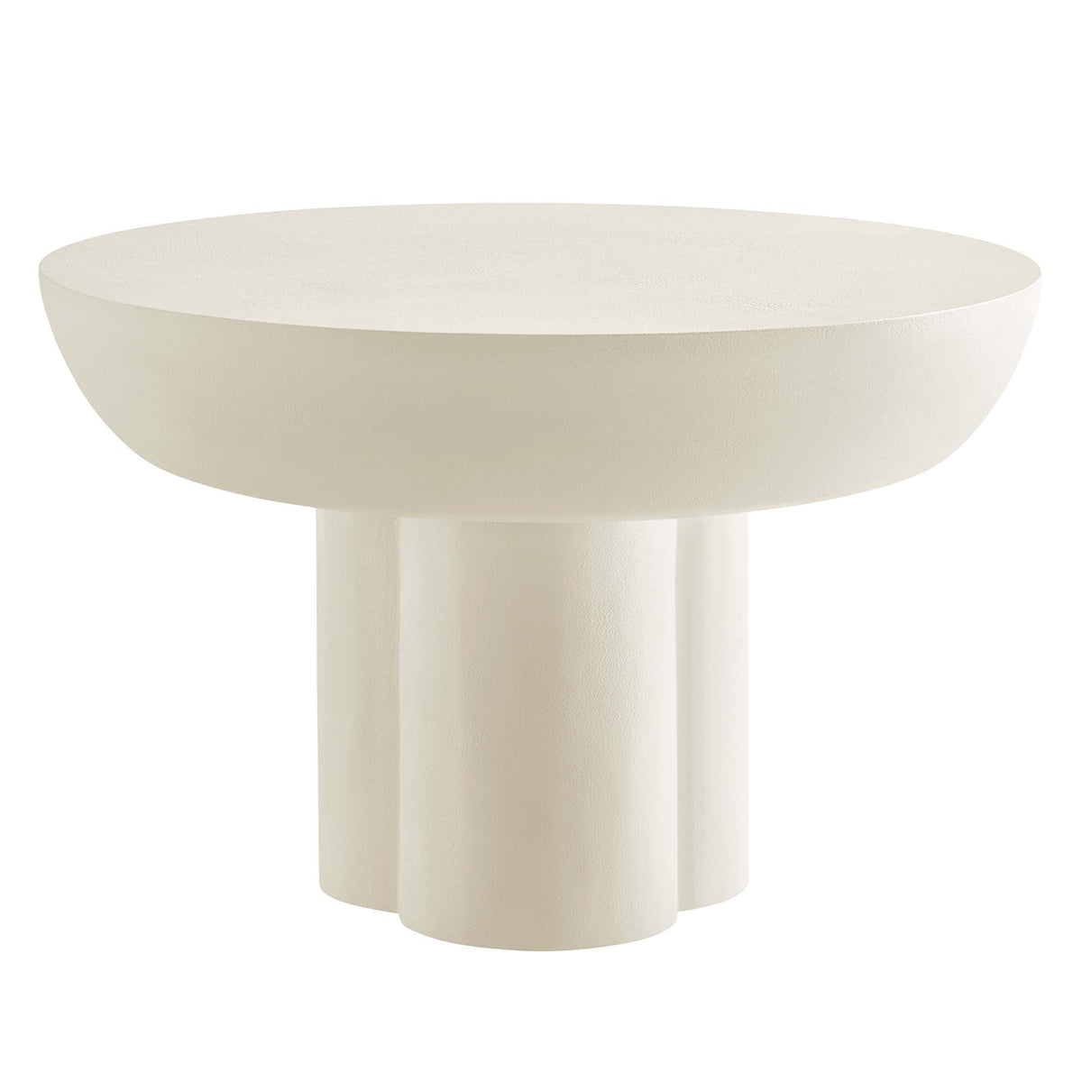 Caspian Round Concrete Coffee Table - view 1
