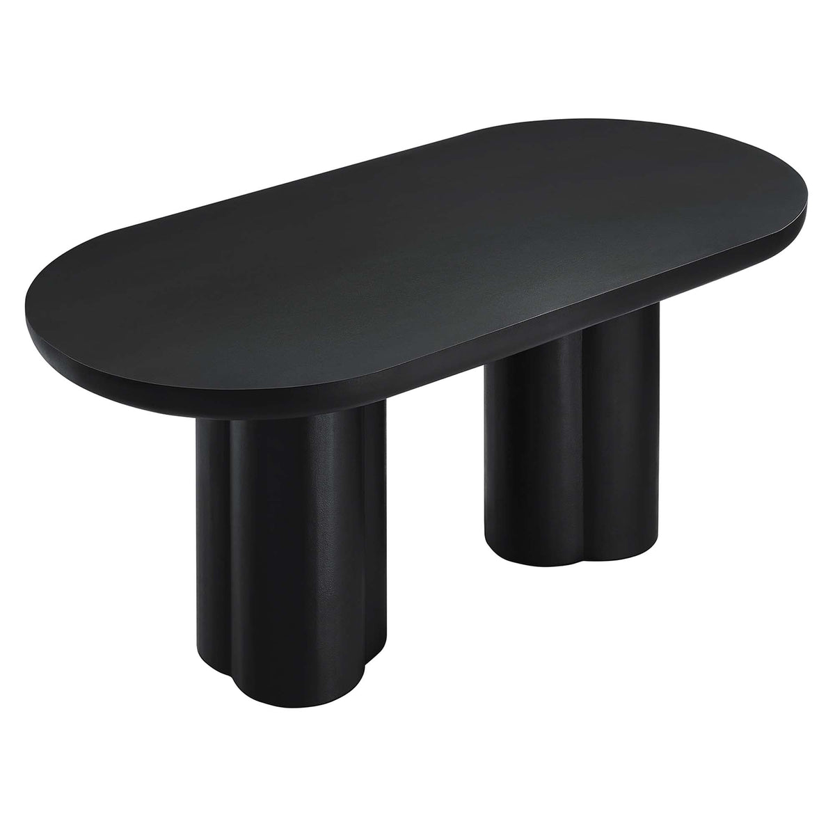 Caspian 72" Oval Concrete Dining Table - view 4