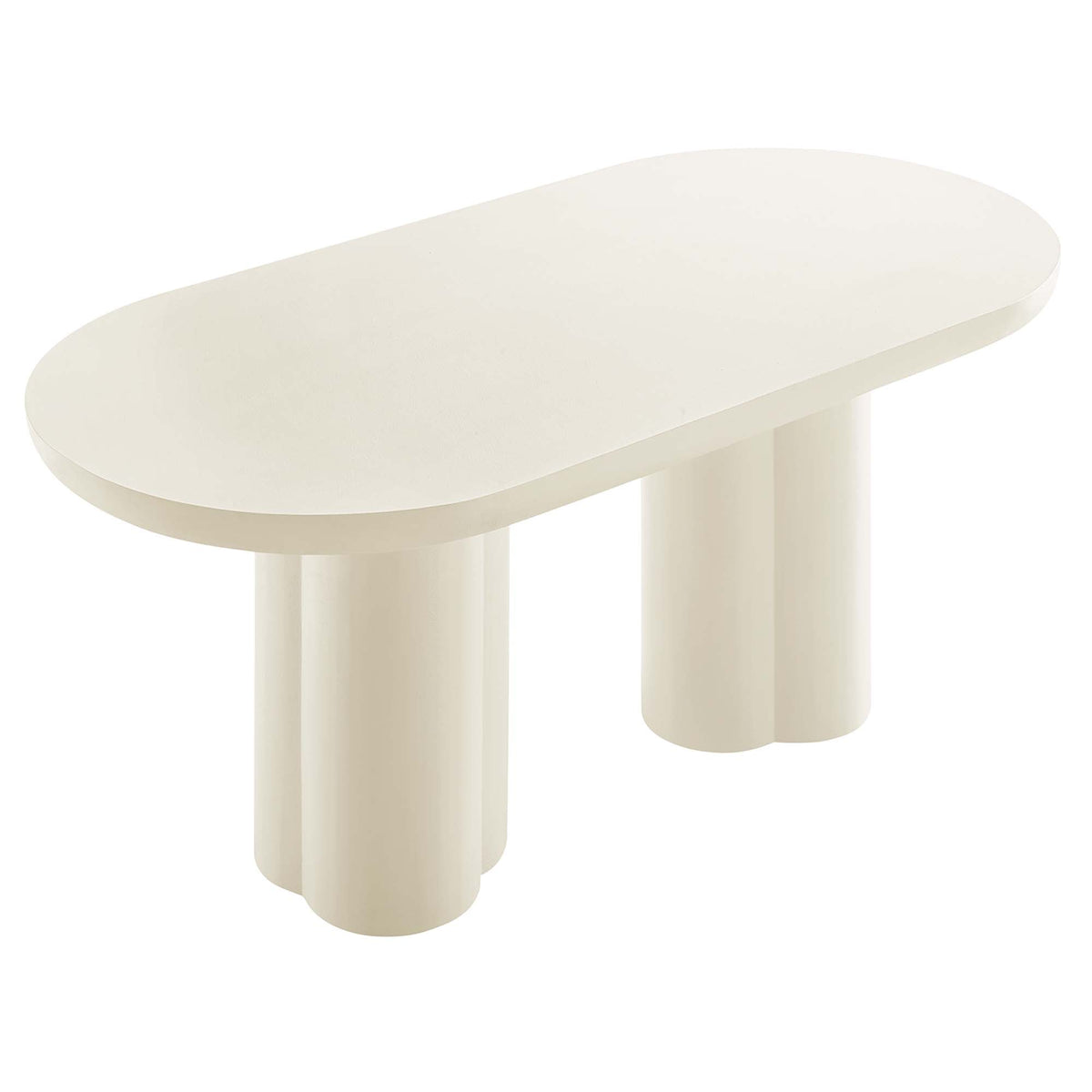 Caspian 72" Oval Concrete Dining Table - view 3