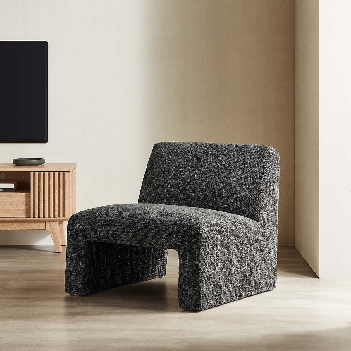 Amita Chenille Upholstered Accent Chair - view 17