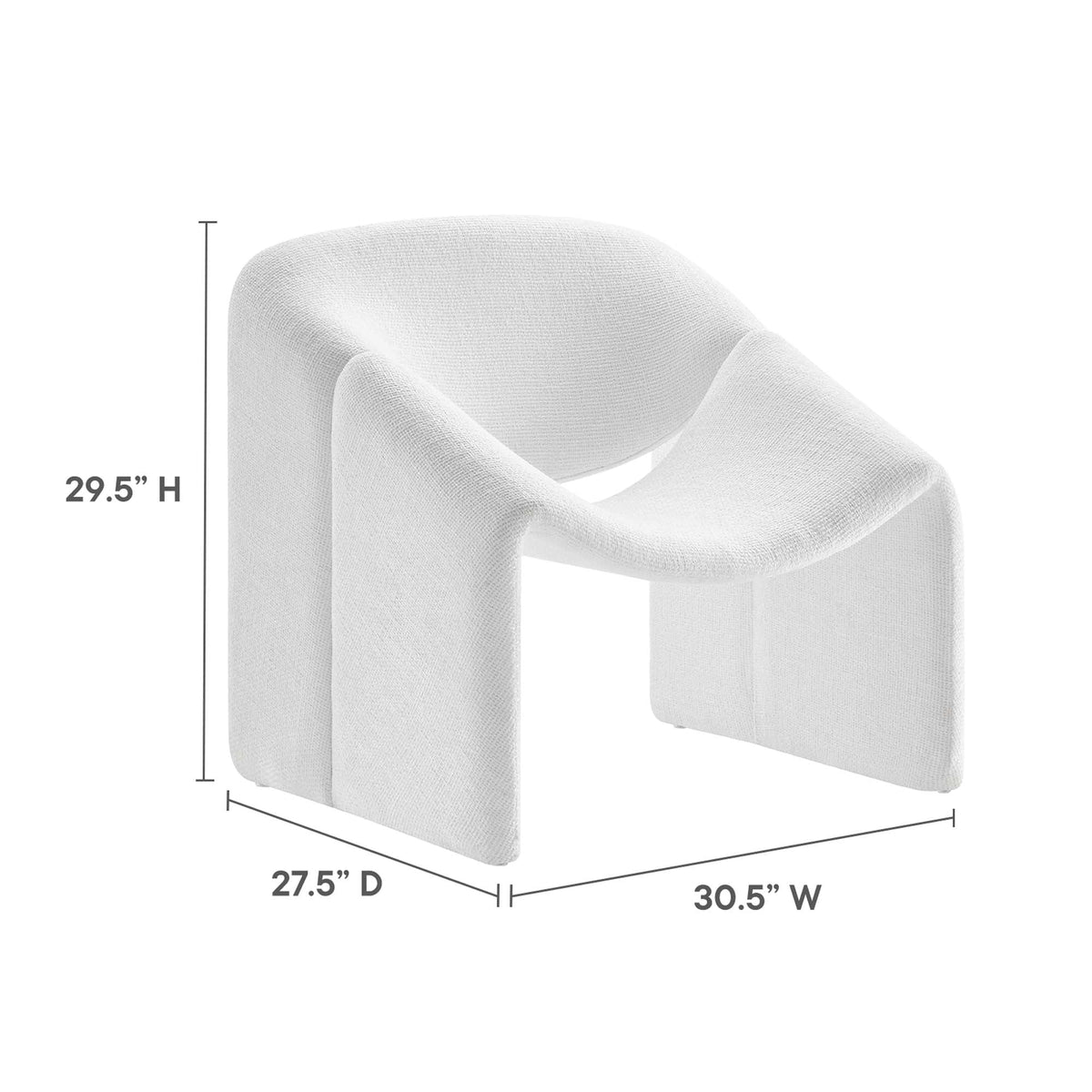 Vivi Chenille Upholstered Accent Chair - view 18
