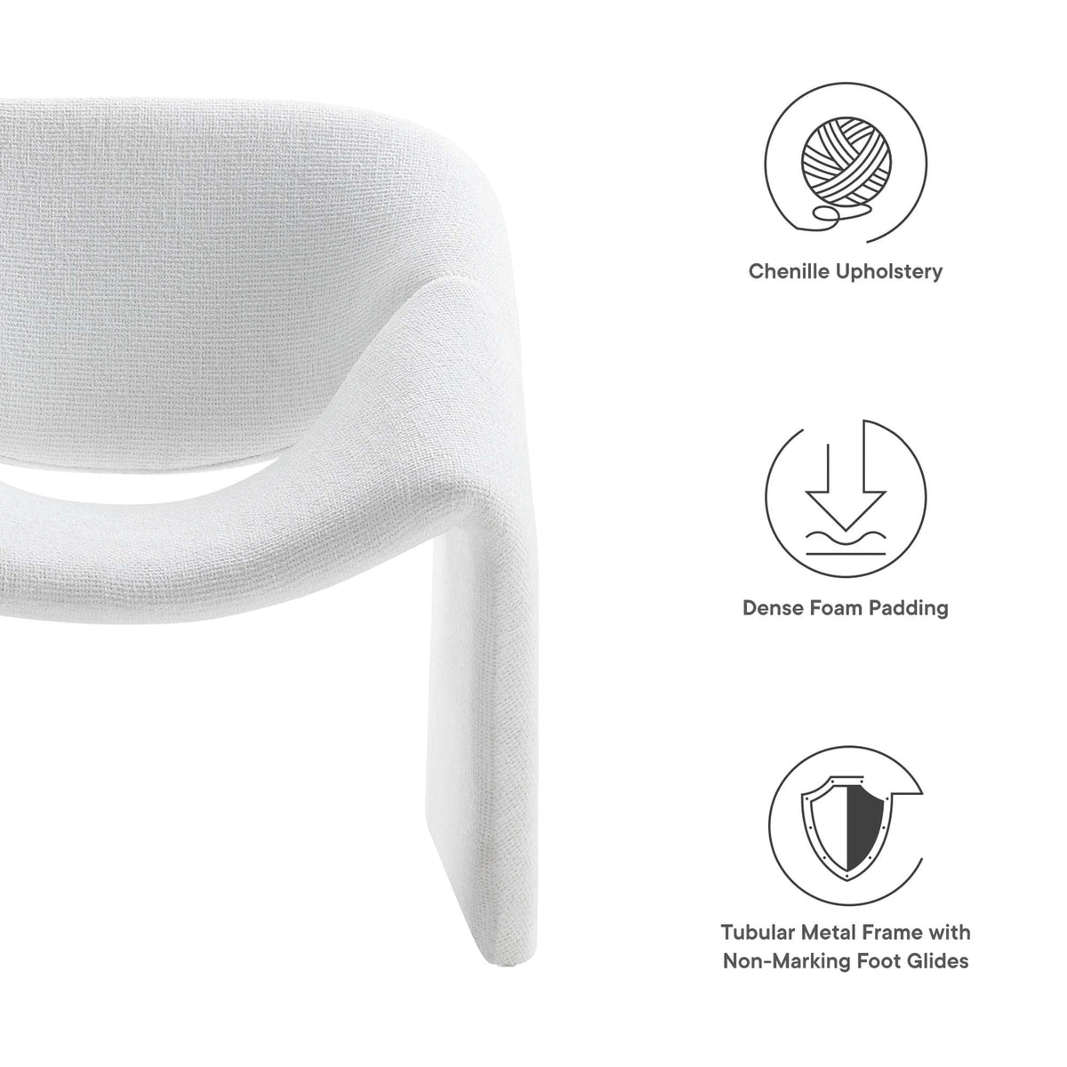 Vivi Chenille Upholstered Accent Chair - view 21