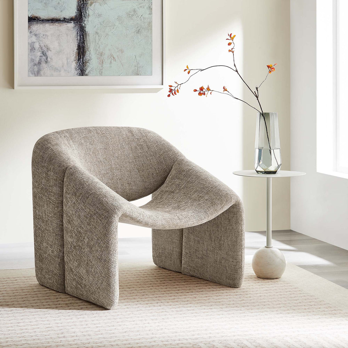 Vivi Chenille Upholstered Accent Chair - view 25