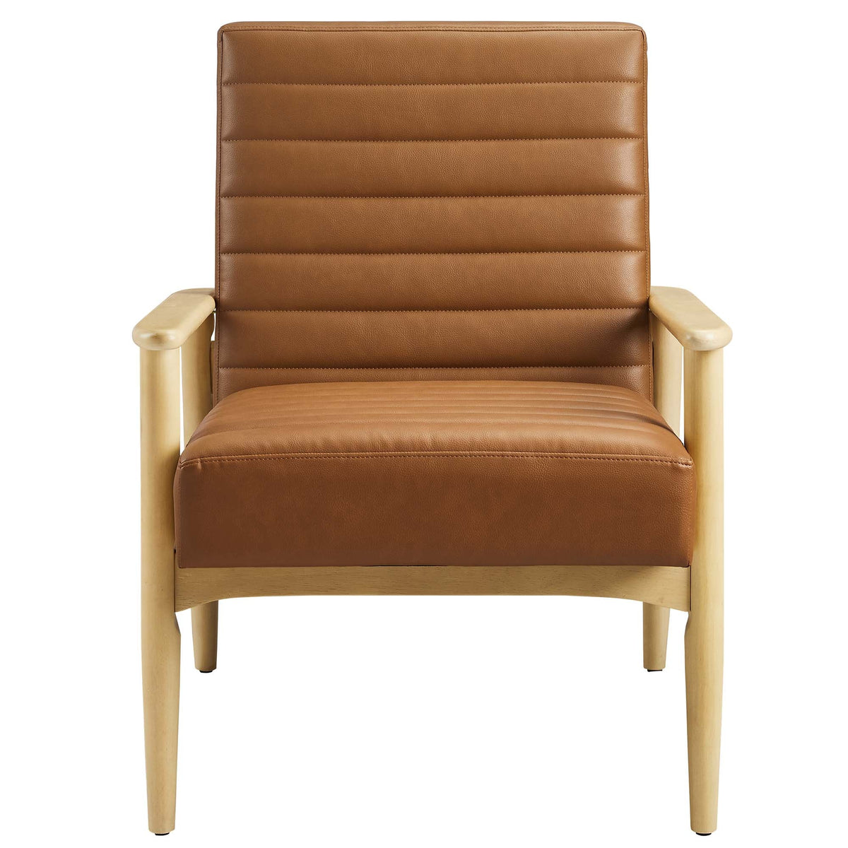 Jensen   Vegan Leather Accent Chair