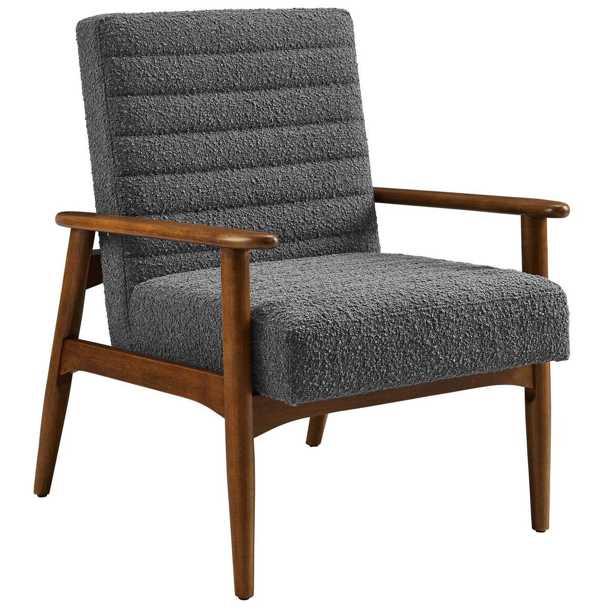 Jensen   Boucle Fabric Accent Chair